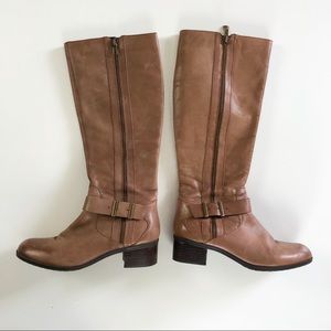 Franco Fortini Brown Leather High Boots